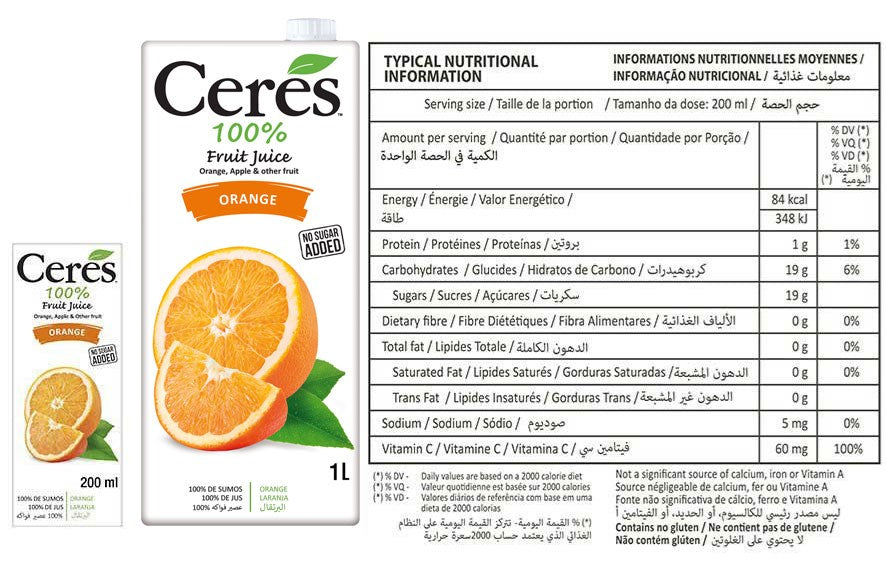 Ceres Juice Orange