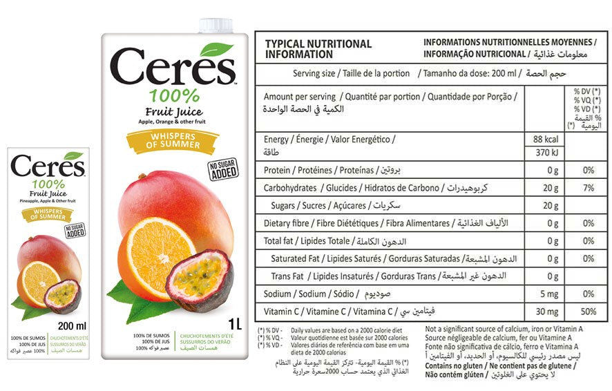 Ceres Juice Whispers of Summers